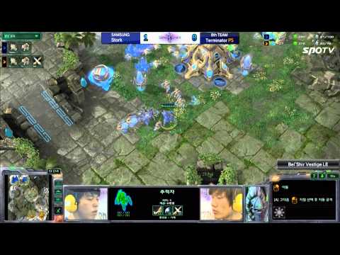 [0611] Stork(SAMSUNG) vs. Terminator(8th) PvP 2SET Bel'Shir Vestige -Starcraft2,esportstv,SPL