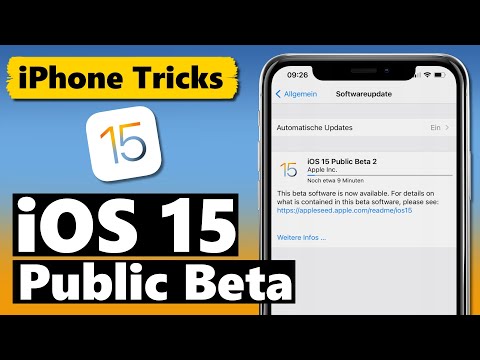 iOS 15 Public Beta installieren (offizielle iOS 15 Beta von Apple)