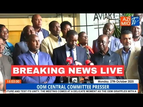 🔴 #LIVE: ODM PRESSER/ NEGOTIATIONS WITH PRESIDENT RUTO/ NADCO REPORT AND ODM-UDA MERGER🔥