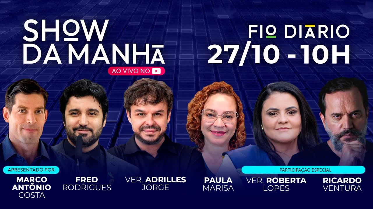 SHOW DA MANHÃ - RICARDO VENTURA DESTRÓI AS NARRATIVAS! - 27/10/2025