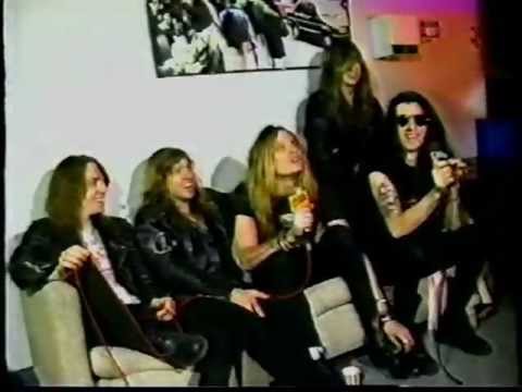 SKID ROW Talks SLASH PUPPET - Toronto 1989