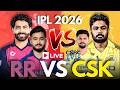 RR Vs CSK IPL 2026 LIVE Rajasthan Royals Vs Chennai Super Kings LIVE Sanju Samson Vs Jadeja N18L