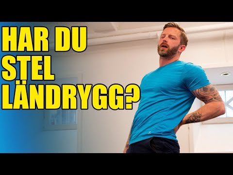 5 ÖVNINGAR FÖR STEL LÄNDRYGG
