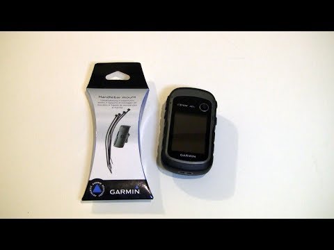 Garmin Bike Handlebar Mount Unboxing and Setup for the Garmin eTrex 30x