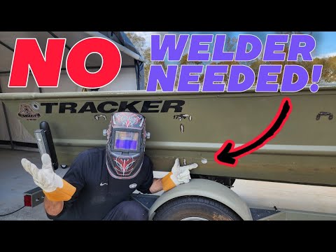Aluminum Boat Hole Repair | DIY w/OUT WELDING