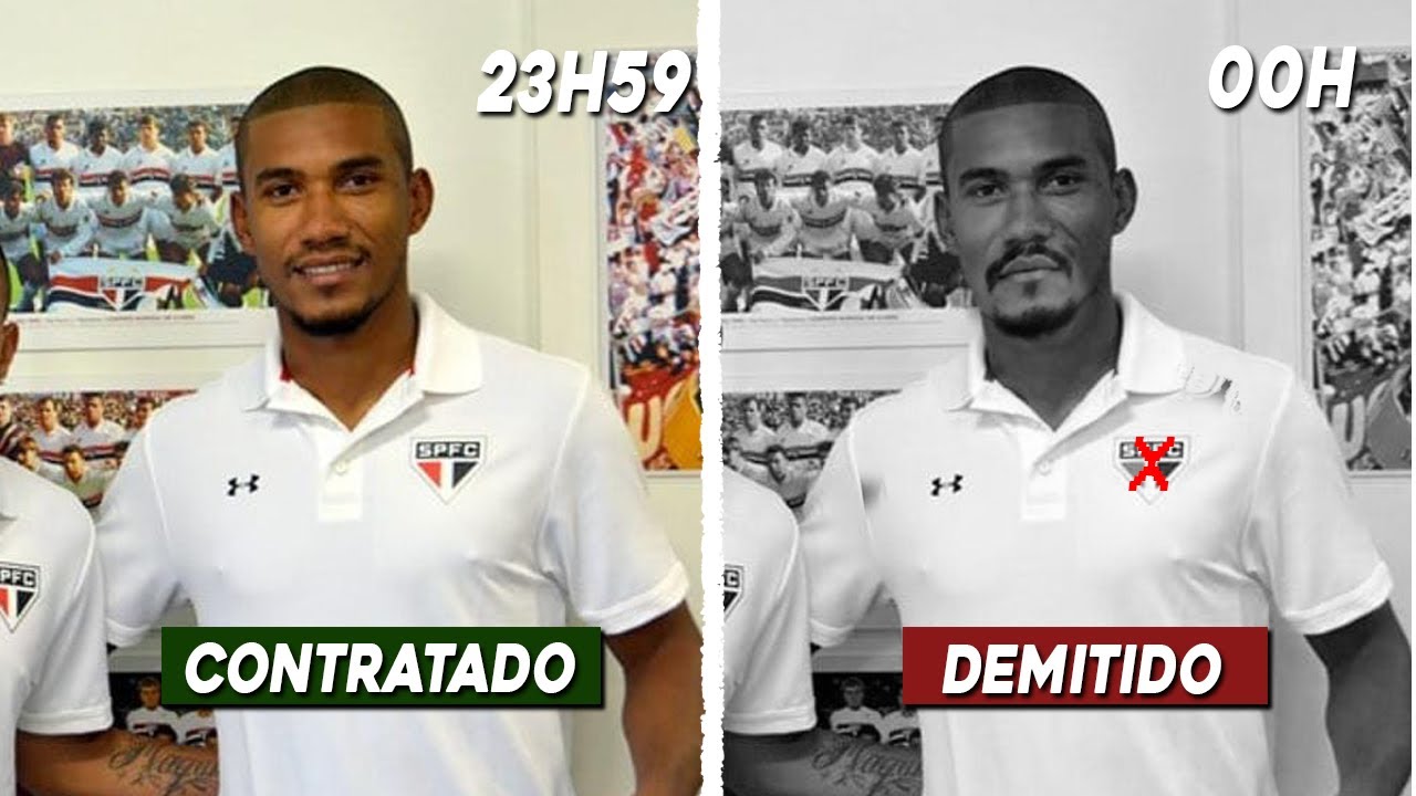 Jogadores DEMITIDOS no MESMO DIA que foram CONTRATADOS! 🖋️❌