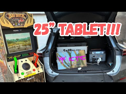 KTC 25 Inch MEGAPAD Portable TV Touchscreen Monitor 1080p, Android 14 Google EDLA Certification with Camera,Built-in Battery for Outdoor,Camping,Travel, Remote Control, A25Q5 video review thumbnail