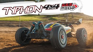 Arrma Typhon Mega 665 1:8 4WD RTR modrá