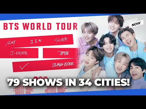 BTS to hold record-breaking world tour with 79 shows in 34 cities