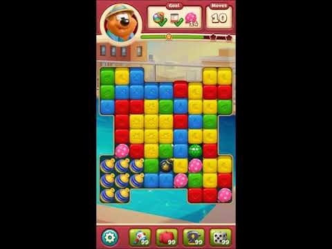 Toon Blast Level 5504 - NO BOOSTERS 🐻🐺🐱 | SKILLGAMING ✔️