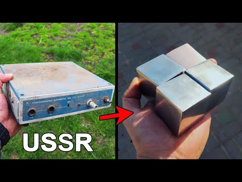 Casting cubes Rectifier Melt Down - Trash to Treasure Aluminum Copper Casting