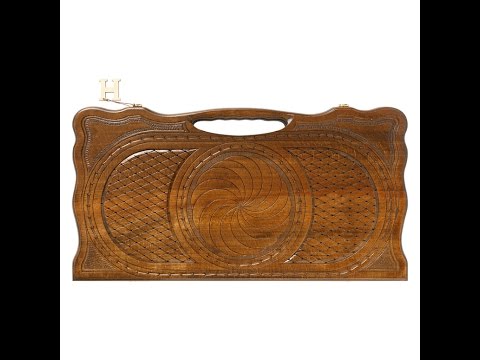 Видеообзор Нарды резные "Бесконечность" с ручкой, Haleyan