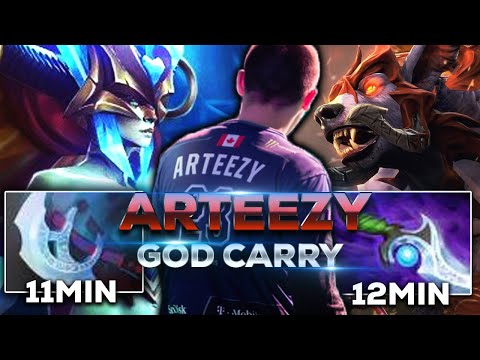 11min Manta Unbelievable Fast Farming - Arteezy The GOD OF CARRY Dota 2
