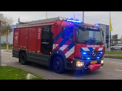 P1 Tankautospuit 25-6531 mer spoed naar één Gaslekkage op de Zuid-oost strak op Urk | Brandweer Urk