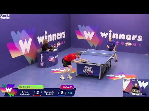 WINners CUP table 2  14.01 Syksa Aleksandr - Kuzmenko Dmitrii 18:30