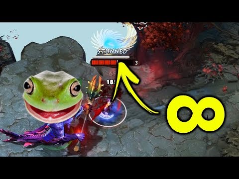 Slardar PERMABASH in 7.20 with 535+ attack speed — endless STUN