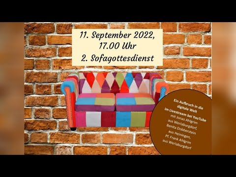 Sofagottesdienst am 11. September 2022
