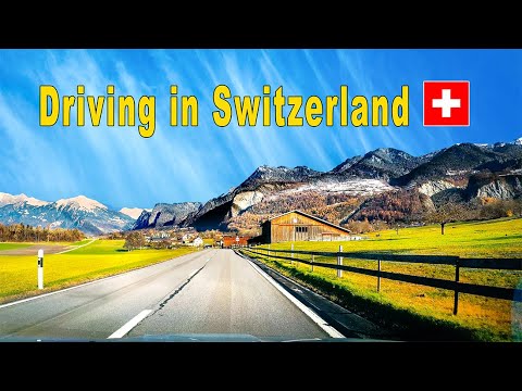 Driving in Switzerland | from Chur to Balzers in Liechtenstein
