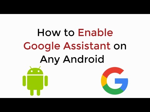 how to enable your google assistant on android phone