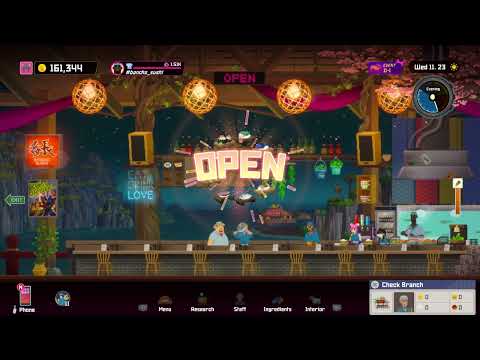 Dave the Diver earns 100,000 on a regular day at Bancho Sushi!