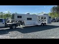 2022 Elite Mustang 3 Horse Trailer with 11.5' Outback LQ