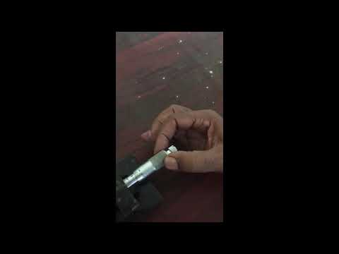 To measure output voltage w.r.t displacement of core on LVDT