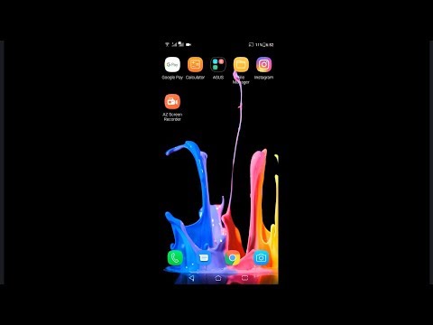 Asus ZenFone 5 incoming call (screen video Android 9)