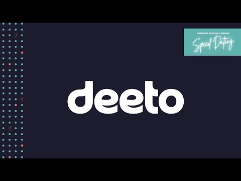 Deeto Product Demonstration 2023 - Advocacy Vendor Speed Dating hosted by Captivate Collective