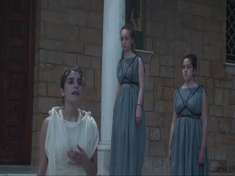 Anthology of Antigone performed and subtitled in ANCIENT GREEK. Video