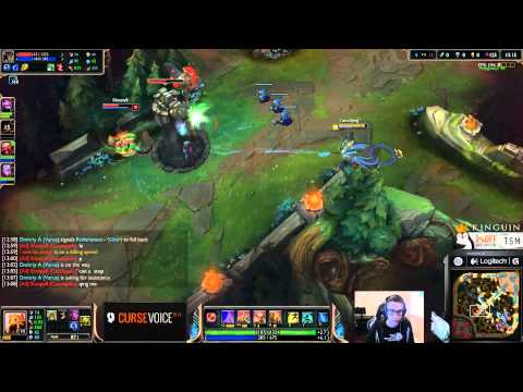 Bjergsen duo xSojin - Azir vs Cassiopeia Mid - League of Legends Gameplay