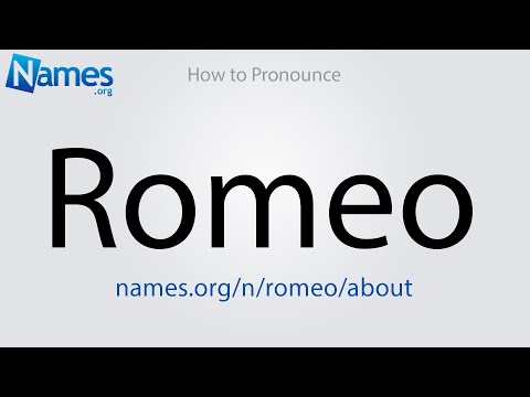 How to Pronounce Romeo