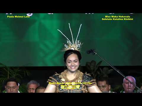 TAUOLUNGA  MISS MAKA HOKOVALU   SELETUTE KATALINA KINIKIN   MISS HEILALA COMPETION 2019   Radio Wave