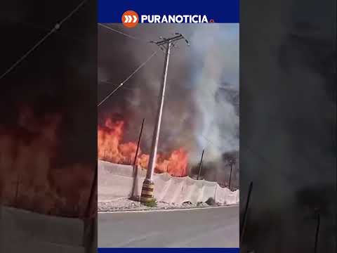 Evacuación en Paihuano por incendio forestal