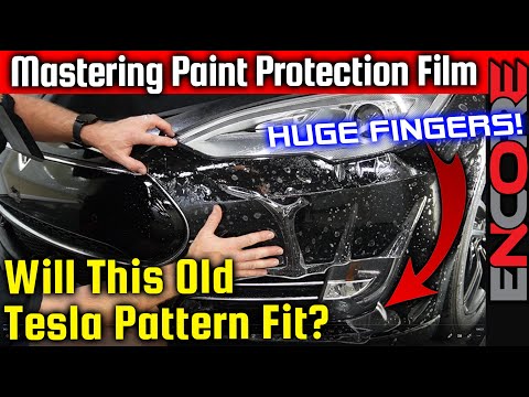 PPF Installation On A Tesla Bumper For Beginners 🥳 Model S 👊 Paint Protection Film