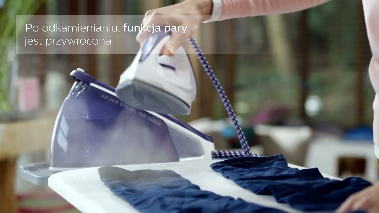 Jak odkamienić żelazko z generatorem pary Philips SpeedCare