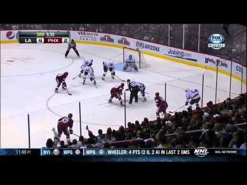 Shane Doan vs Mike Richards fight 26 Jan 2013 LA Kings vs Phoenix Coyotes NHL Hockey