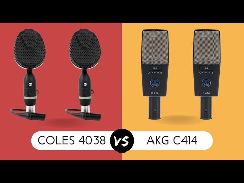 Coles 4038 Vs AKG C414 - Who Wins?