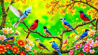 🍃 Relaxing Piano & Birdsongs | Serene Green Meadow for Stress Relief & Restful Sleep