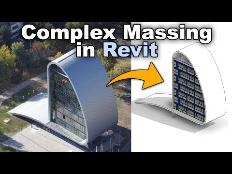Complex Mass Modeling in Revit Tutorial (In-place Massing)