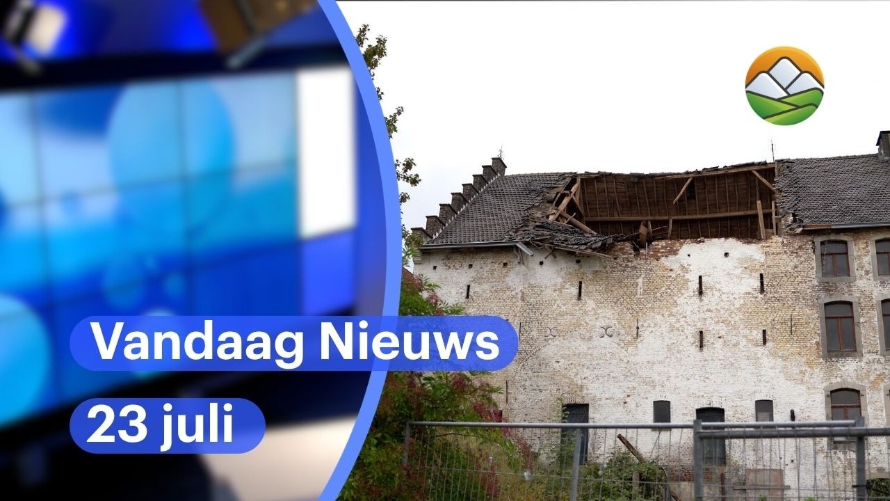 Vandaag Nieuws: bewoners naast ingestorte Cereshoeve in Vaals moeten tijdelijk hun woning uit