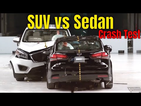 SUV vs Sedan Crash Test