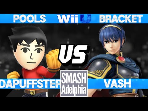 Smashadelphia 2 - Dapuffster (Mii Brawler) vs Vash (Marth) - SSB4 Pools - Smash Wii U