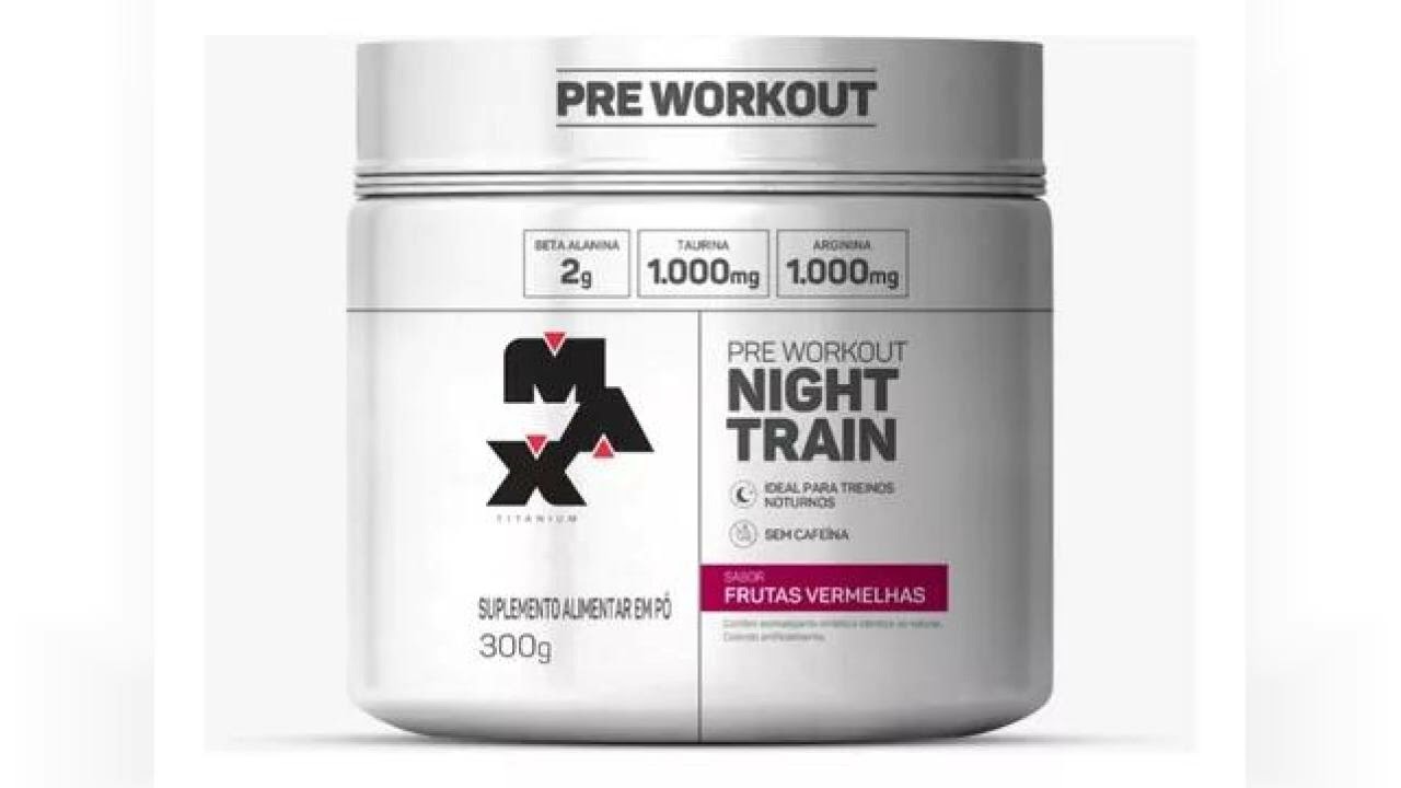 Miniatura da avaliação em vídeo de Suplemento Max Titanium Night Train 300g Frutas Vermelhas