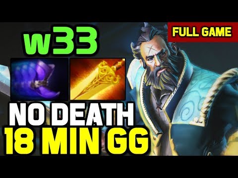 w33 MID KUNKKA Radiance FIRST ITEM Build EASY GAME