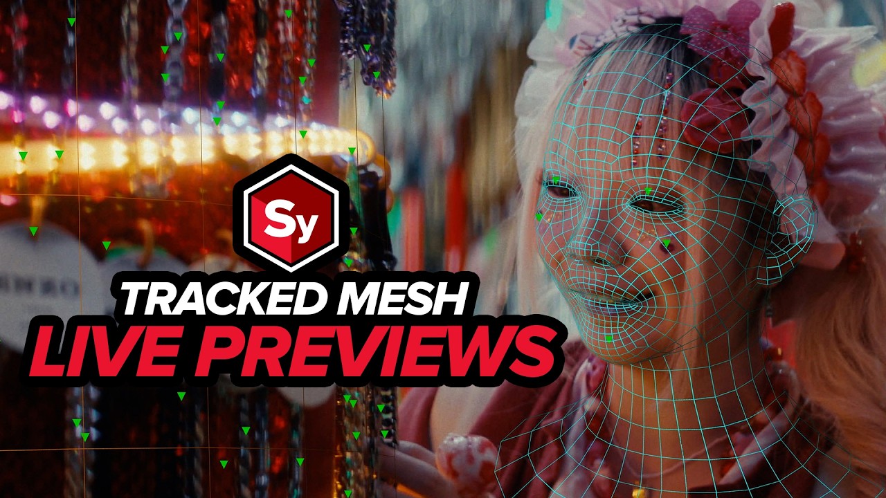 SynthEyes: Tracked Mesh Live Previews