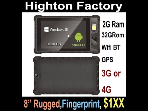 Highton HR835 #Dual OS #8 inch rugged computer best rugged tablets PC handheld device