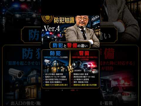 No.04 防犯と警備の違い