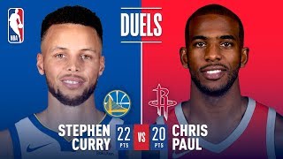 Stephen Curry - Golden State Warriors - Chris Paul - Houston Rockets