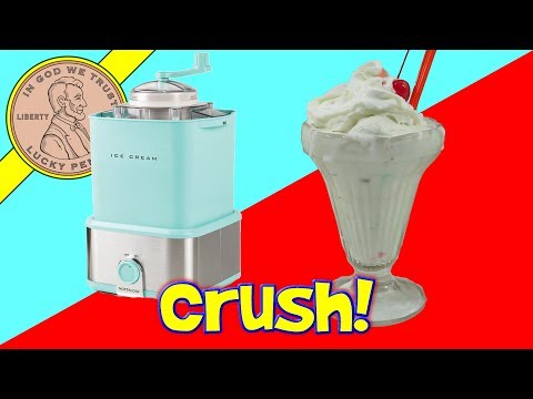 Ice Cream Maker With Candy Crusher! - Nostalgia...