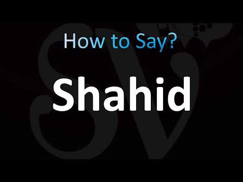 How to Pronounce Shahid (CORRECTLY!)
